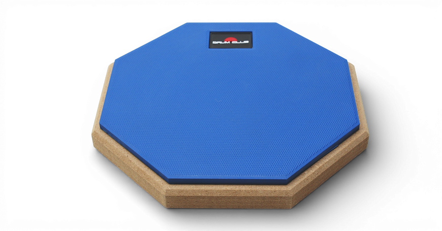 Тренувальний пед Drum Club 8&Prime; &ndash; practice pad, синій, для тренувань 0101 фото