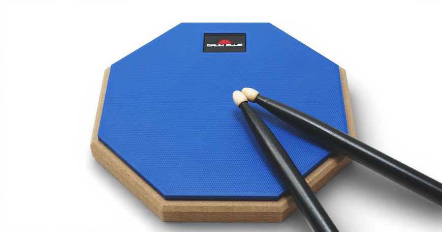 Тренувальний пед Drum Club 8&Prime; &ndash; practice pad, синій, для тренувань 0101 фото
