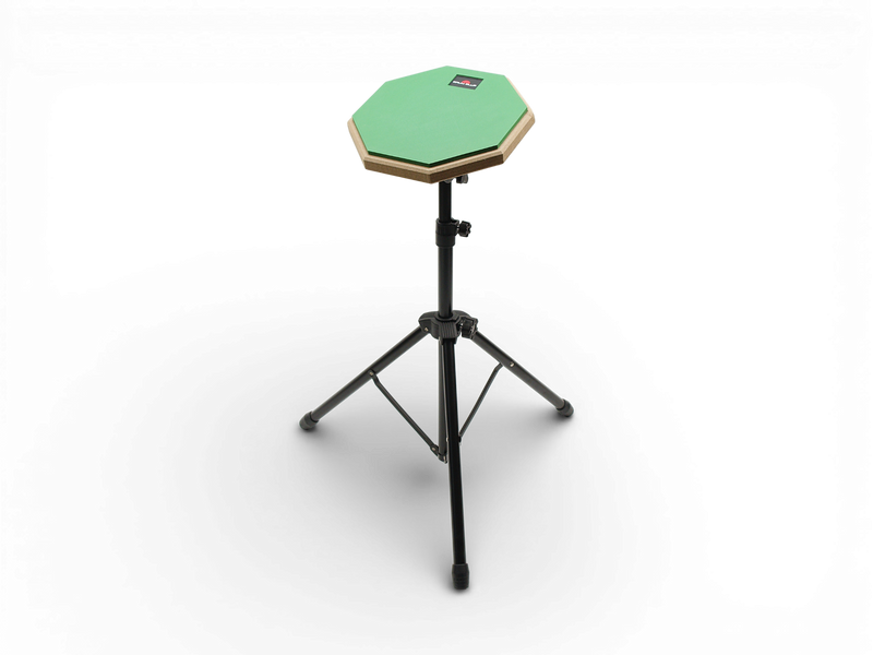 Тренувальний пед Drum Club 8&Prime; зі стійкою &ndash; зелений, practice pad 0105 фото