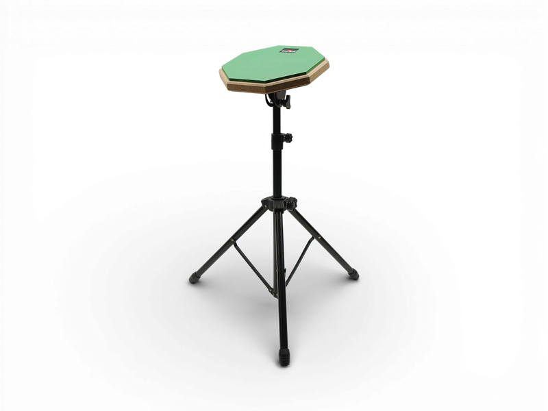 Тренувальний пед Drum Club 8&Prime; зі стійкою &ndash; зелений, practice pad 0105 фото