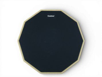 Тренувальний пед Costour 12&Prime; &ndash; practice pad, чорний, реалістичний відскок 0179 фото
